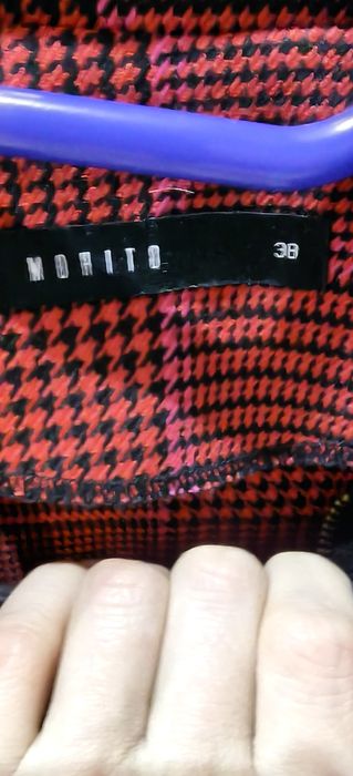 Żakiet w kratkę 38