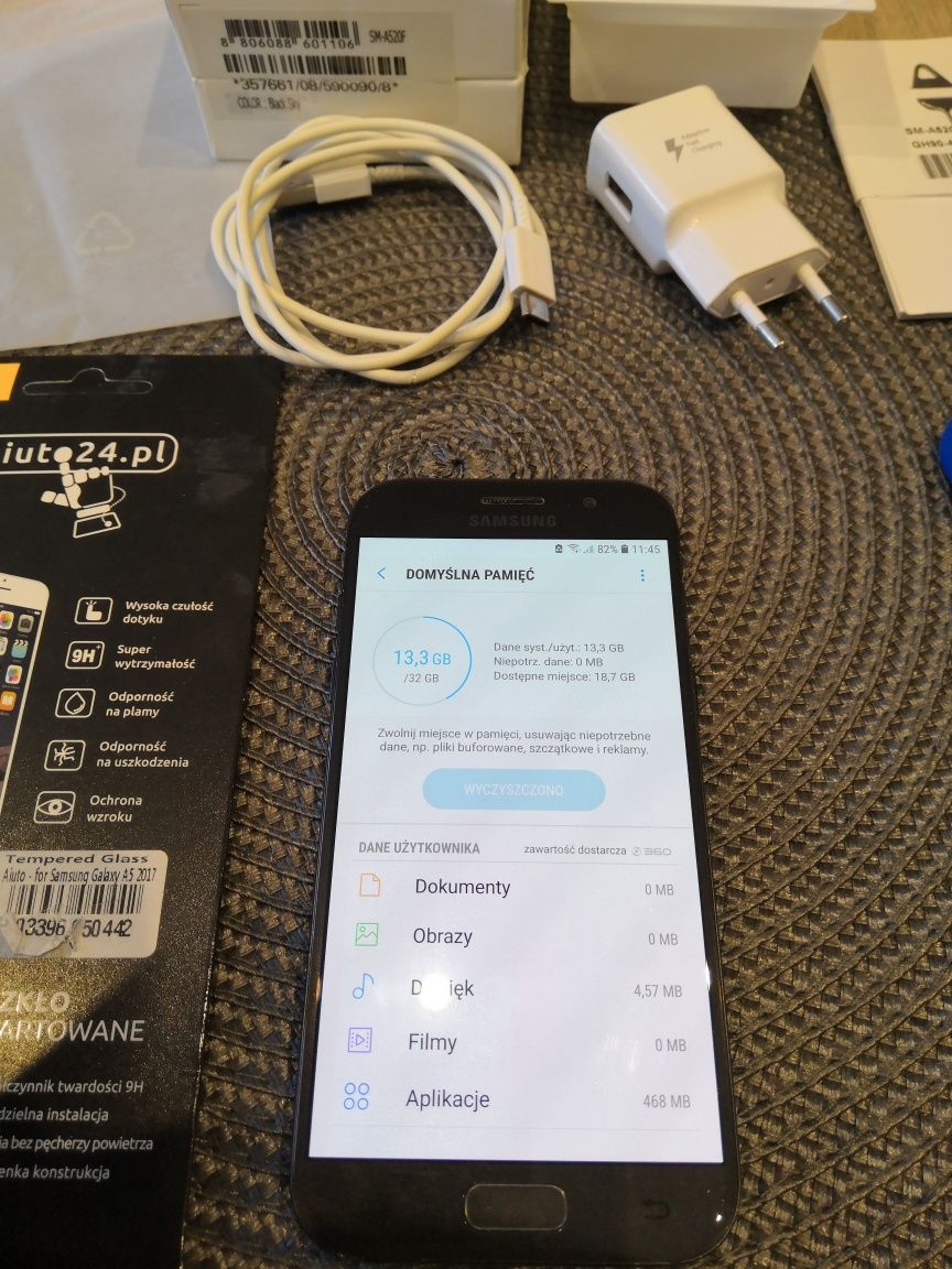 Samsung Galaxy A5 CZARNY (2017) 32GB SM-A520F