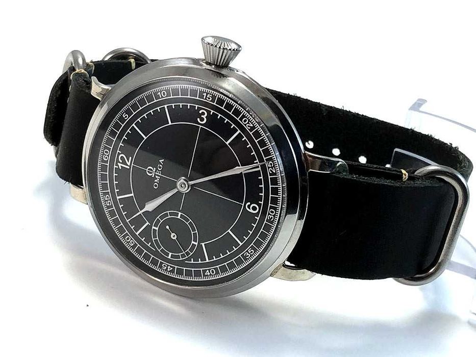 OMEGA "SECTOR" , мужские наручные часы в стиле милитари