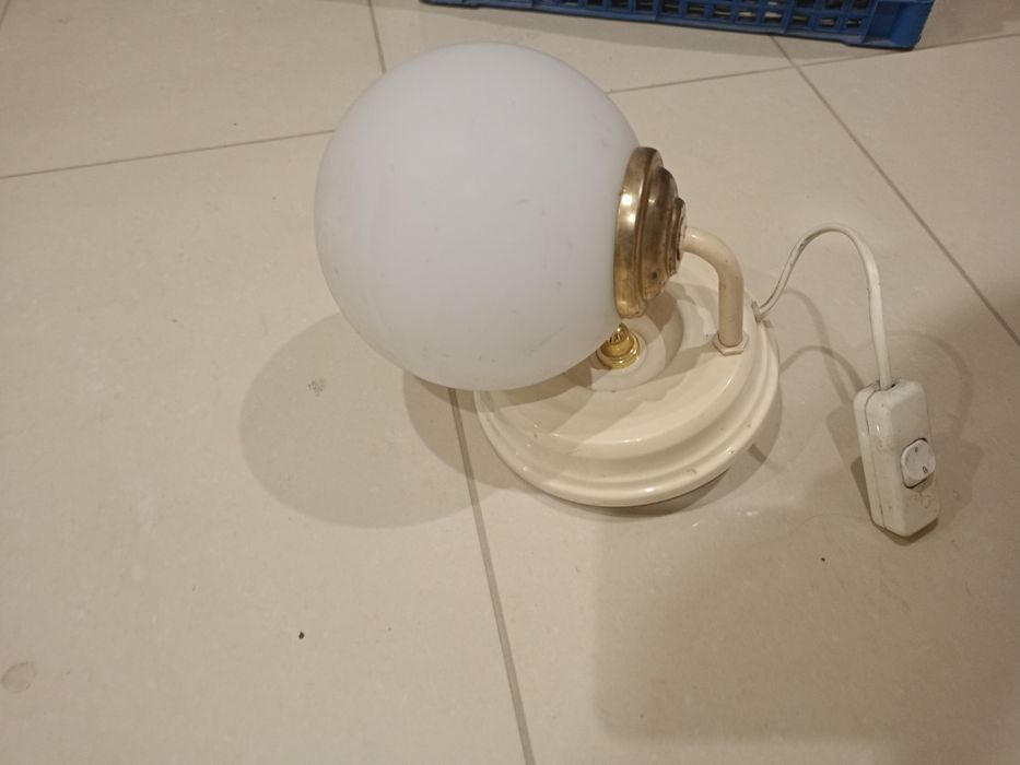 Żyrandol lampa kule + kinkiet