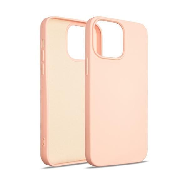 Beline Etui Silicone Iphone 14 Pro Max 6,7" Różowo-Złoty/Rose Gold