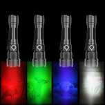 Latarka myśliwska na zwierzynę 4-KOLORY 4-LED USB zoom