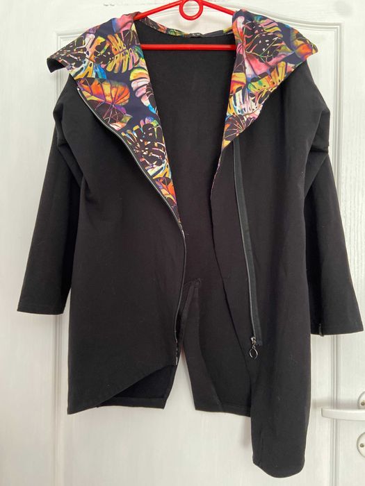 Bluza dresowa z kolorowym kapturem BeWear, rozm. S/M