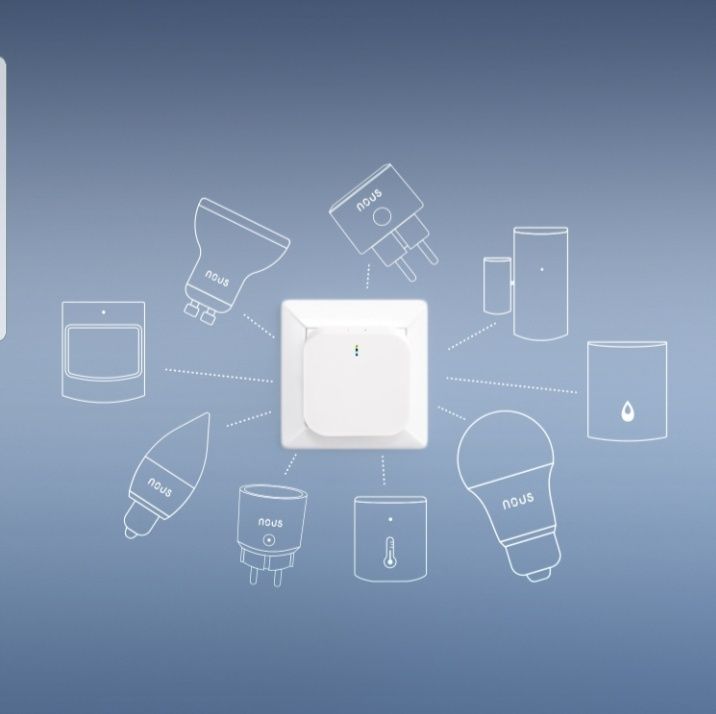 Centrala Bramka Brama ZigBee 3.0 + Bluetooth WiFi Tuya NOUS E1