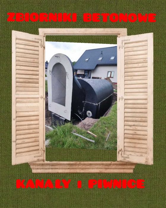 ZBIORNIK Szambo szamba Kanał kanały Piwnice Piwnica betonowy betonowe