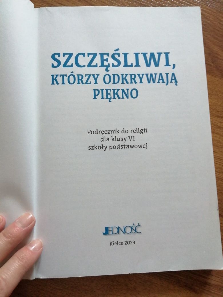 Szczęśliwi którzy odkrywają piękno, podręcznik do religii klasa 6