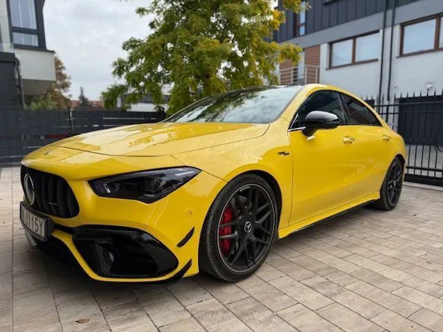 Mercedes-Benz CLA Mercedes-AMG CLA 45 S 4MATIC+ Coupe, Full opcja, CESJA