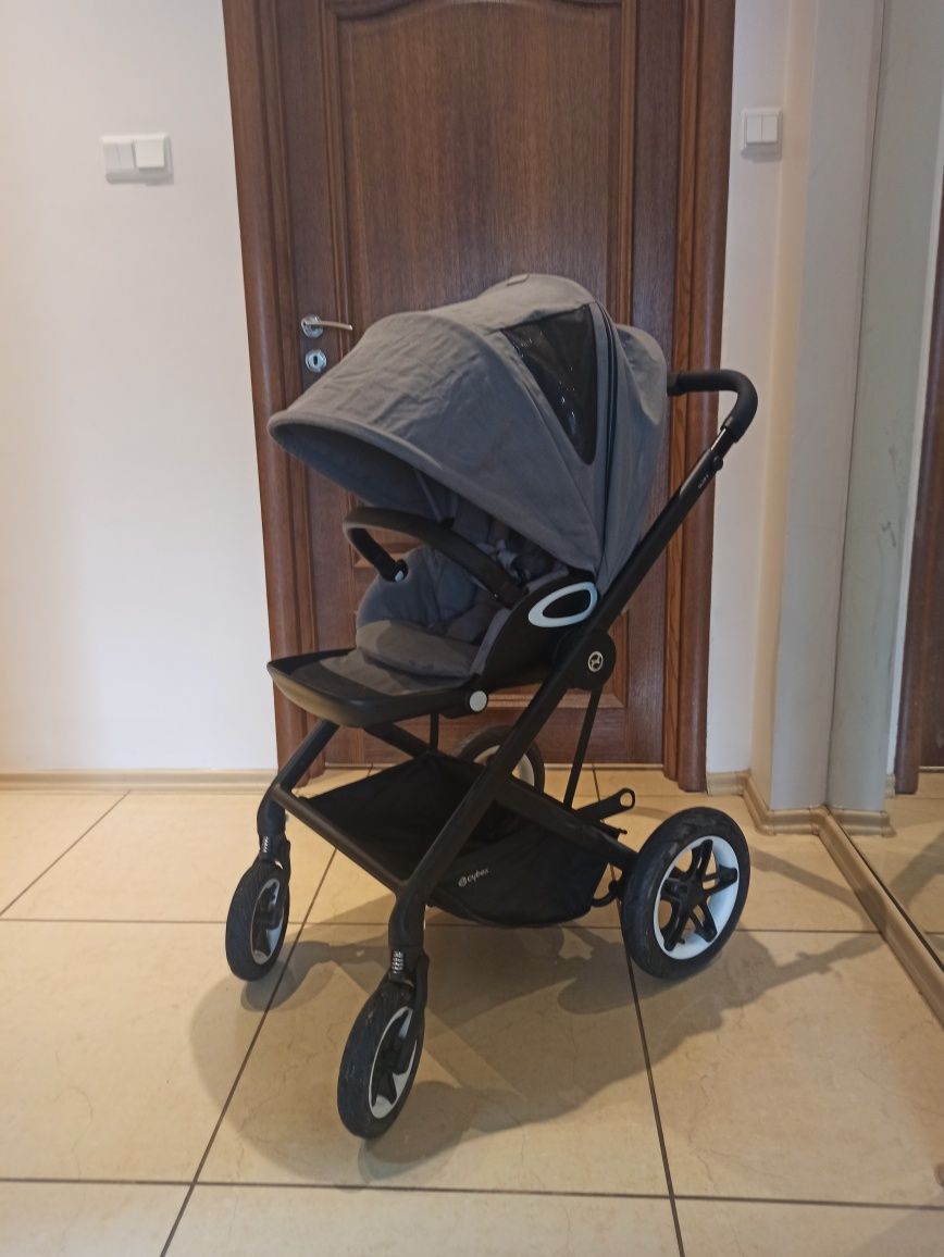 Cybex talos s lux 2w1 soho grey + adaptery