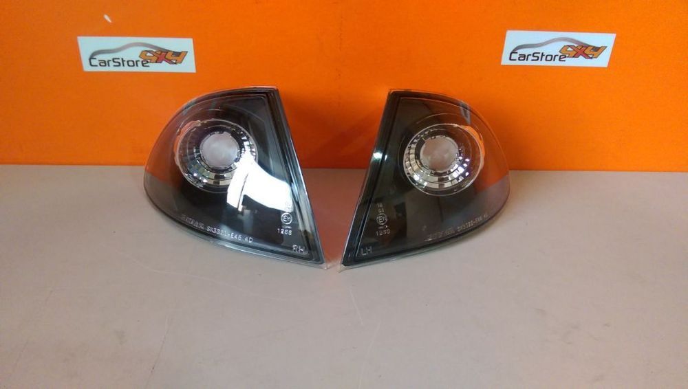 Piscas Frontais BMW E46 98-01 carro + carrinha Fundo preto