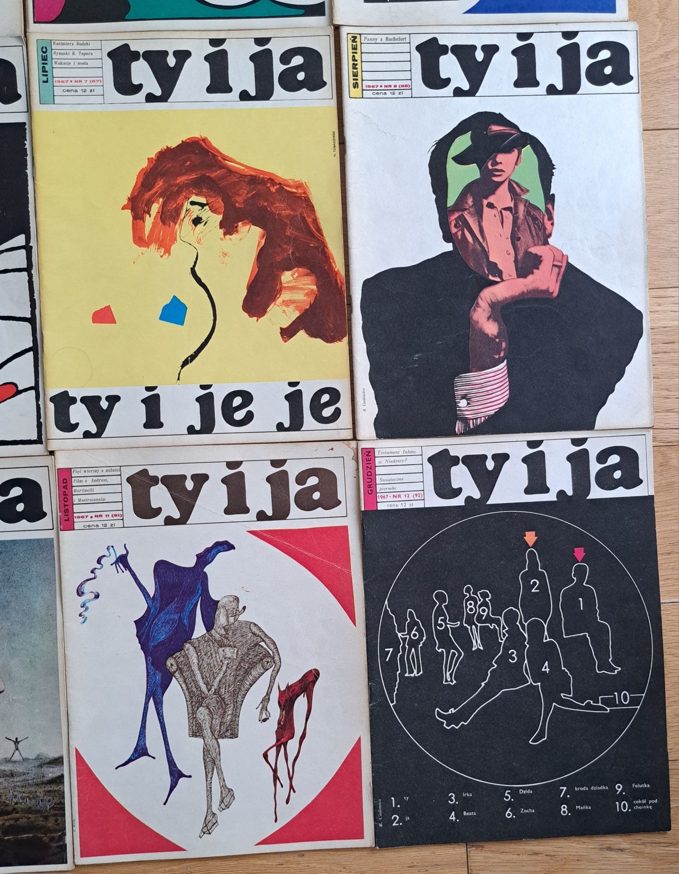 Ty i Ja Magazyn Ilustrowany kompletny rocznik 1967