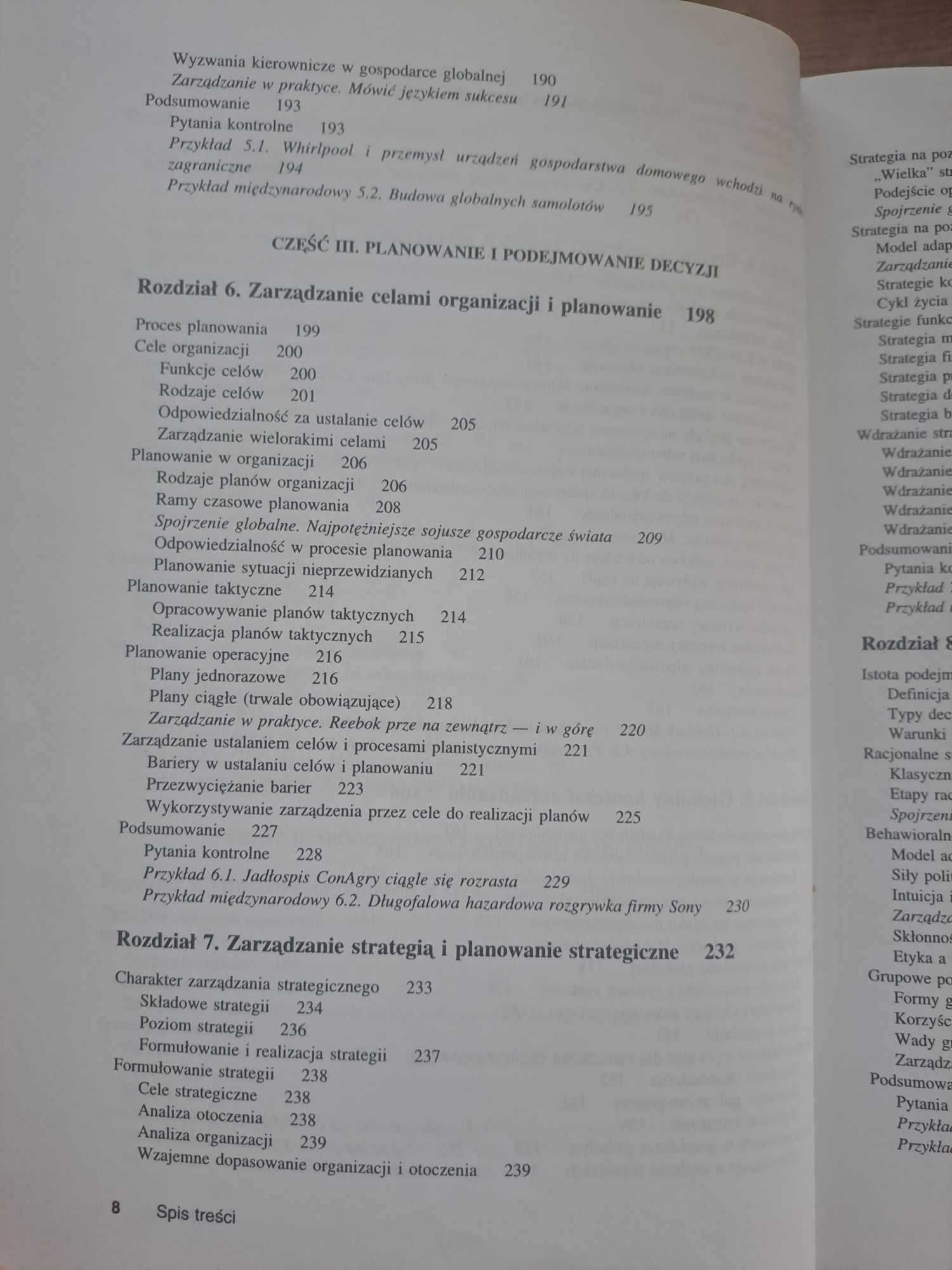 Książka " Podstawy zarządzania organizacjami" Griffin
