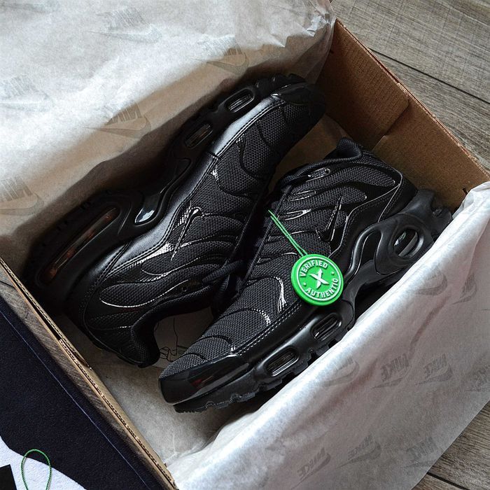 Мужские кроссовки Nike Air Max Plus Tn 'Black' Размеры 40-46