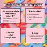 Korepetycje z angielskiego - szkoła podstawowa i dorośli