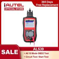 Диагностический сканер Autel AutoLink AL539 OBD2