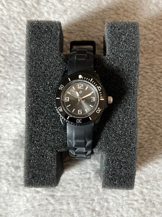 Zegarek gumowy czarny