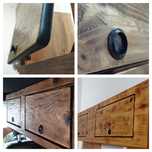 Rustykalna Szafka do kampera drewno sosna 20mm