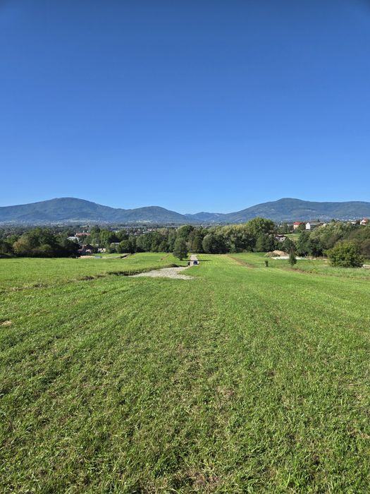 Działka z pięknym widokiem pod Magurką Wilkowicką, 870 m2, budowlana.