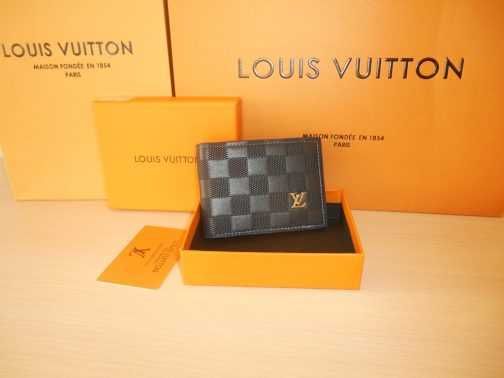 Louis Vuitton portmonetka portfel męski skóra 600-12