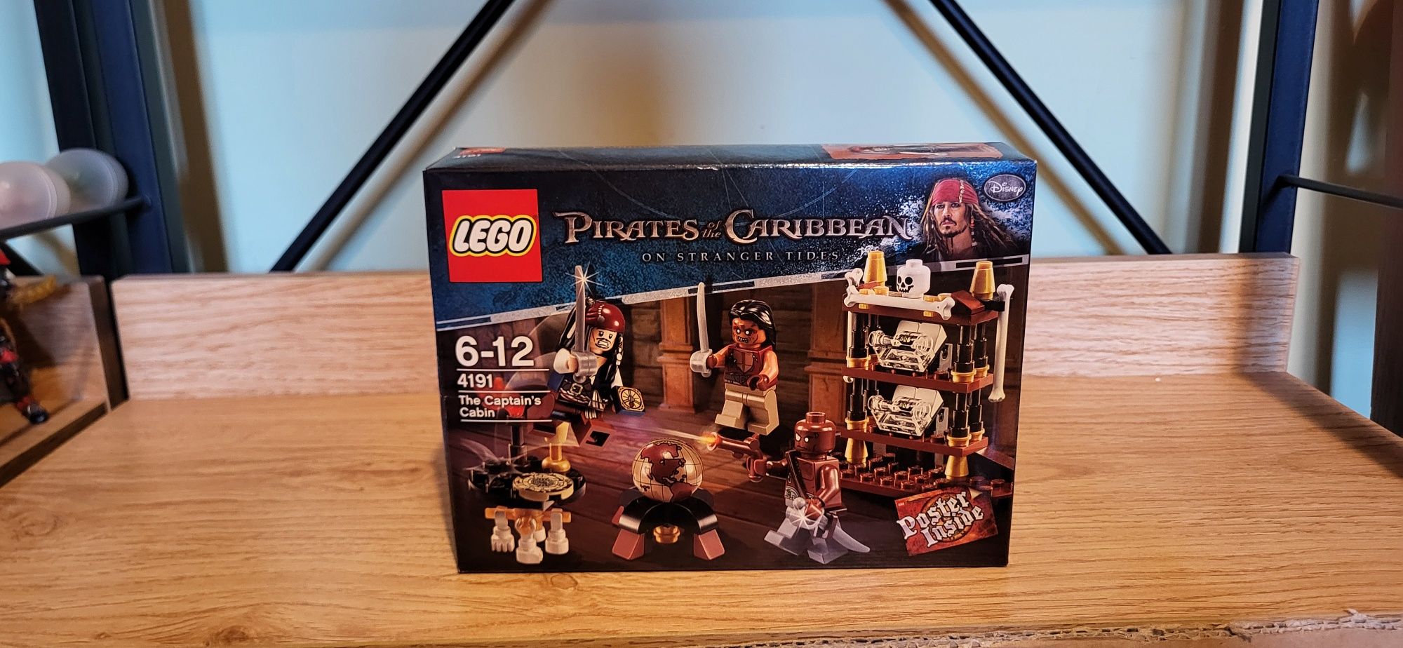 Lego Pirates of the Caribbean 4191 Kajuta kapitana nowy zestaw