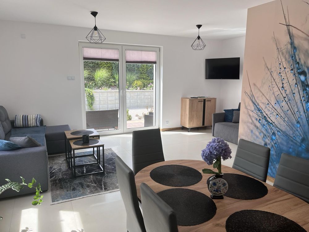Apartament TURKUSOWY  Chmielno Kaszuby jezioro dla max 6 osób