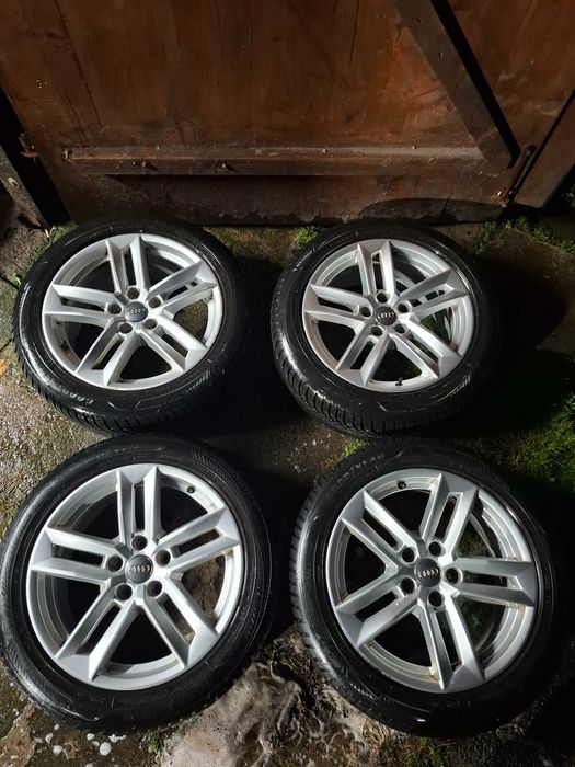Koła całoroczne Alufelgi Audi A4 A5 225/50R17 5x112 ET38 Goodyear