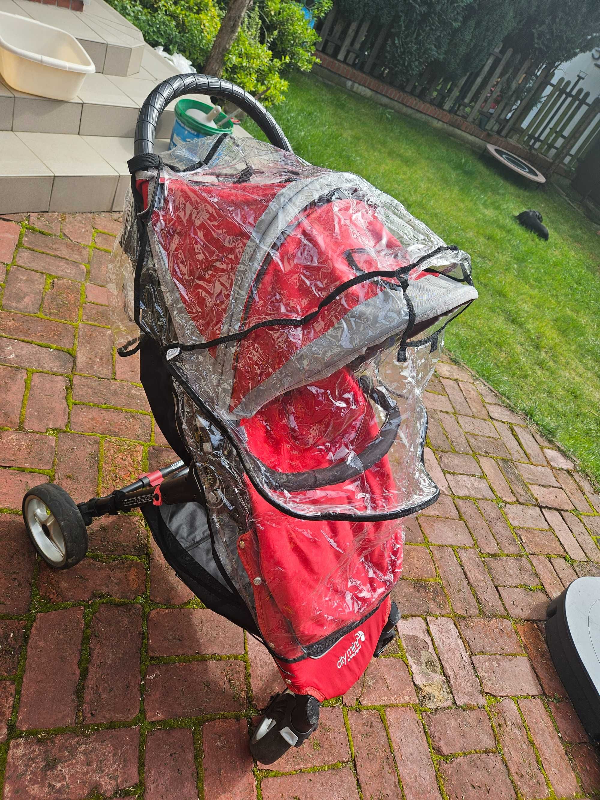 Wózek spacerówka Baby jogger City Mini 4W koła + akcesoria