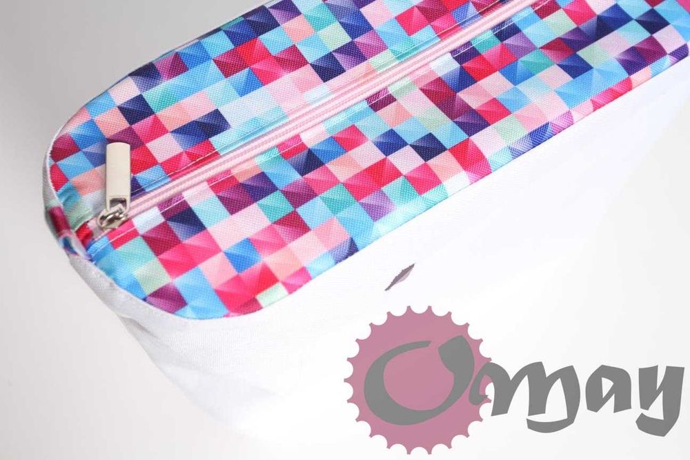 organizer OBAG STANDARD - piksele pudrowy róż wkład OMAY