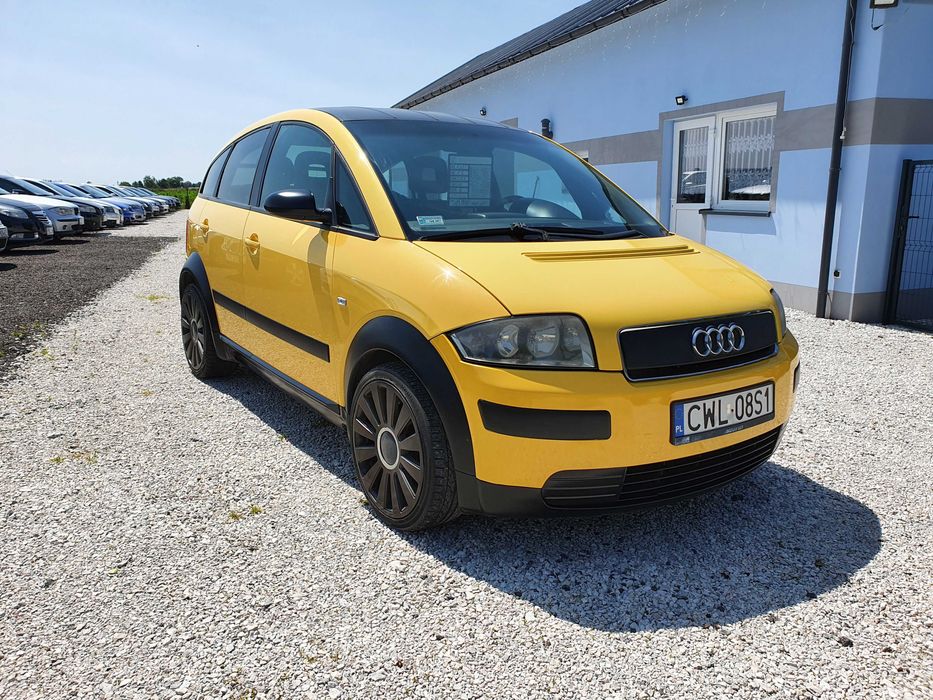 Audi A2 1,6 FSI 12 lat 1Wł Zadbana HAK Tempomat Klima Zamiana 210  Km