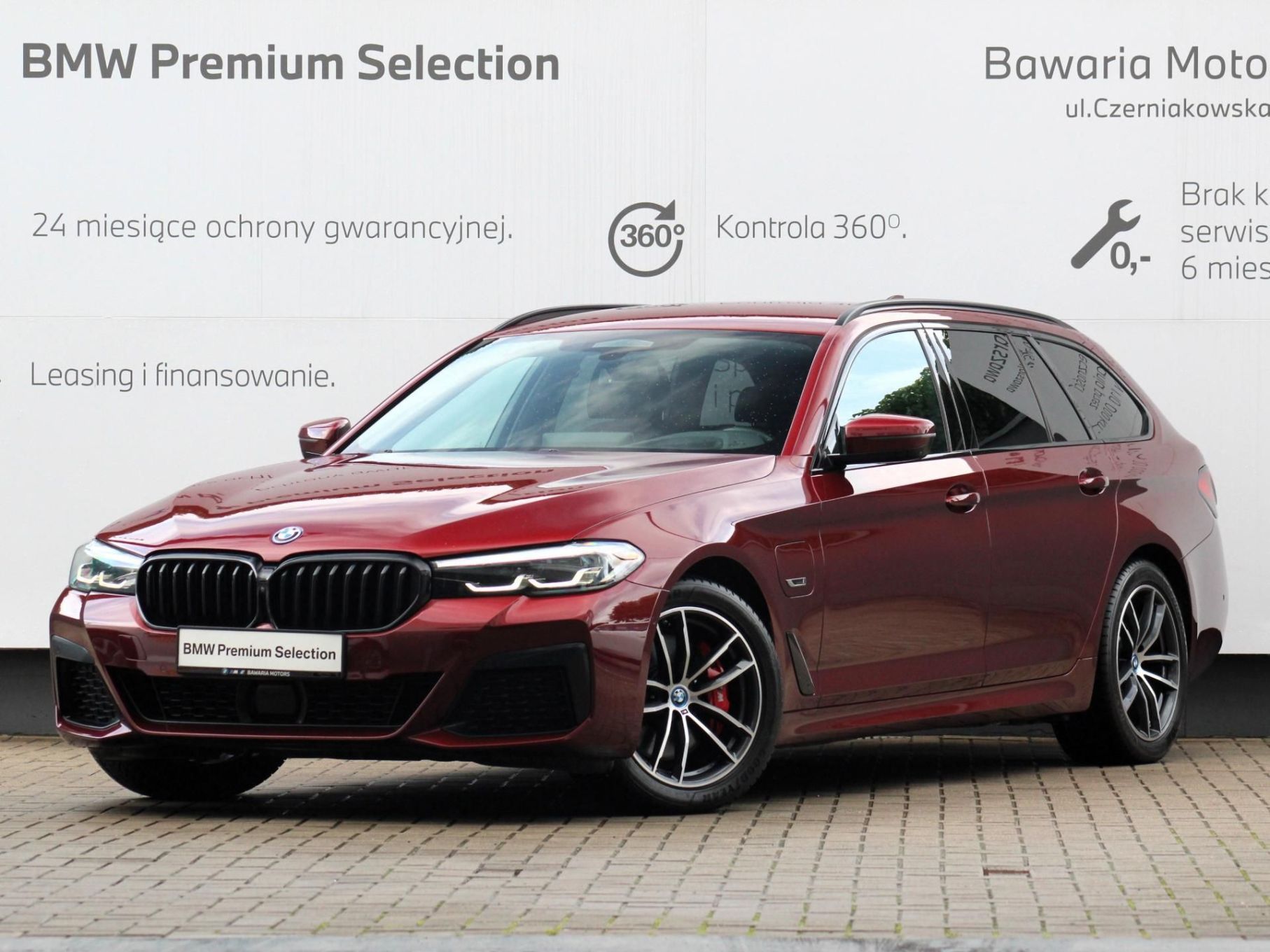 BMW Seria 5 530e Touring 4x4/M Pakiet/Hak/Fotele Komfort/HeadUp/Kamery 360/StopGo/