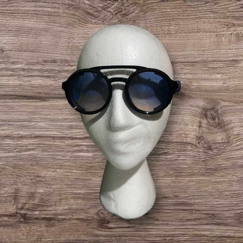 Mega stylowe okulary męskie hit 2025 lenonki skórzane stylowy krój