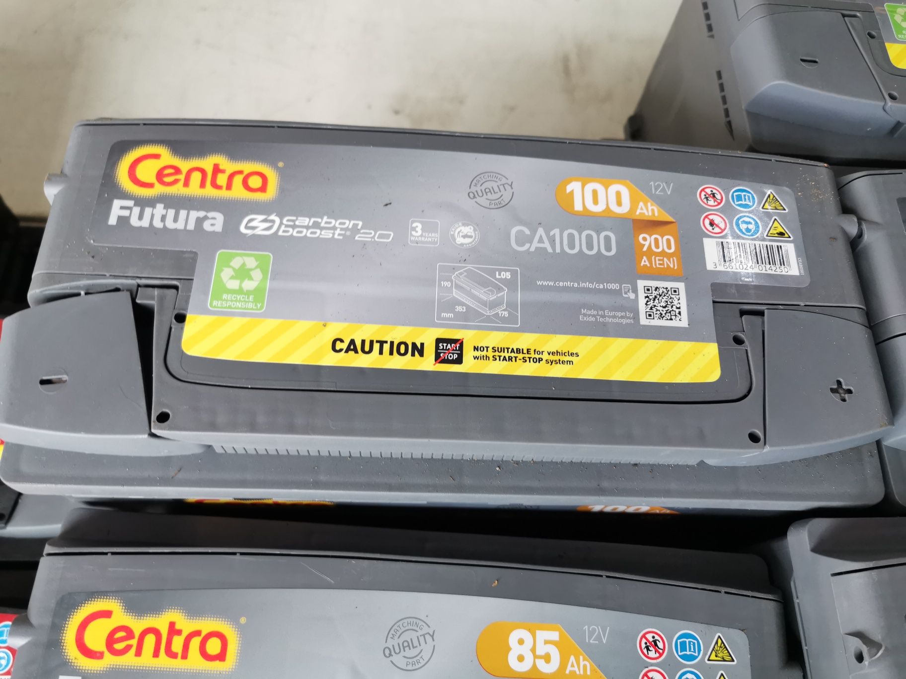 Promocja Akumulator CENTRA FUTURA 100AH 900A CA1000 nowy gwar. 3 lat