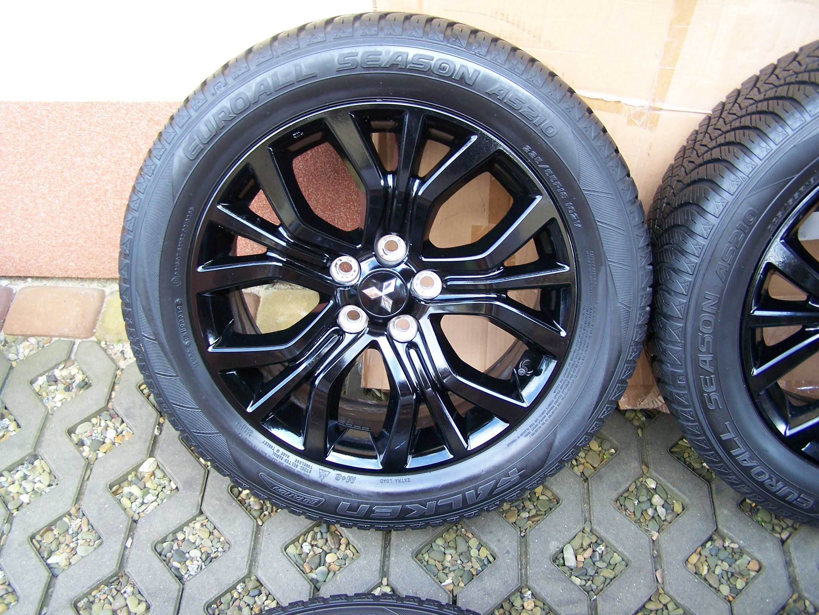 Nowe Opony Koła Alu  18" Całoroczne TPMS Mitsubishi Outlander ,ASX