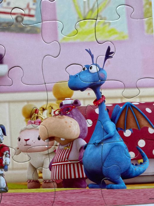 Puzzle 24-Ulica Sezamkowa, Doktor Dosia-Disney Junior