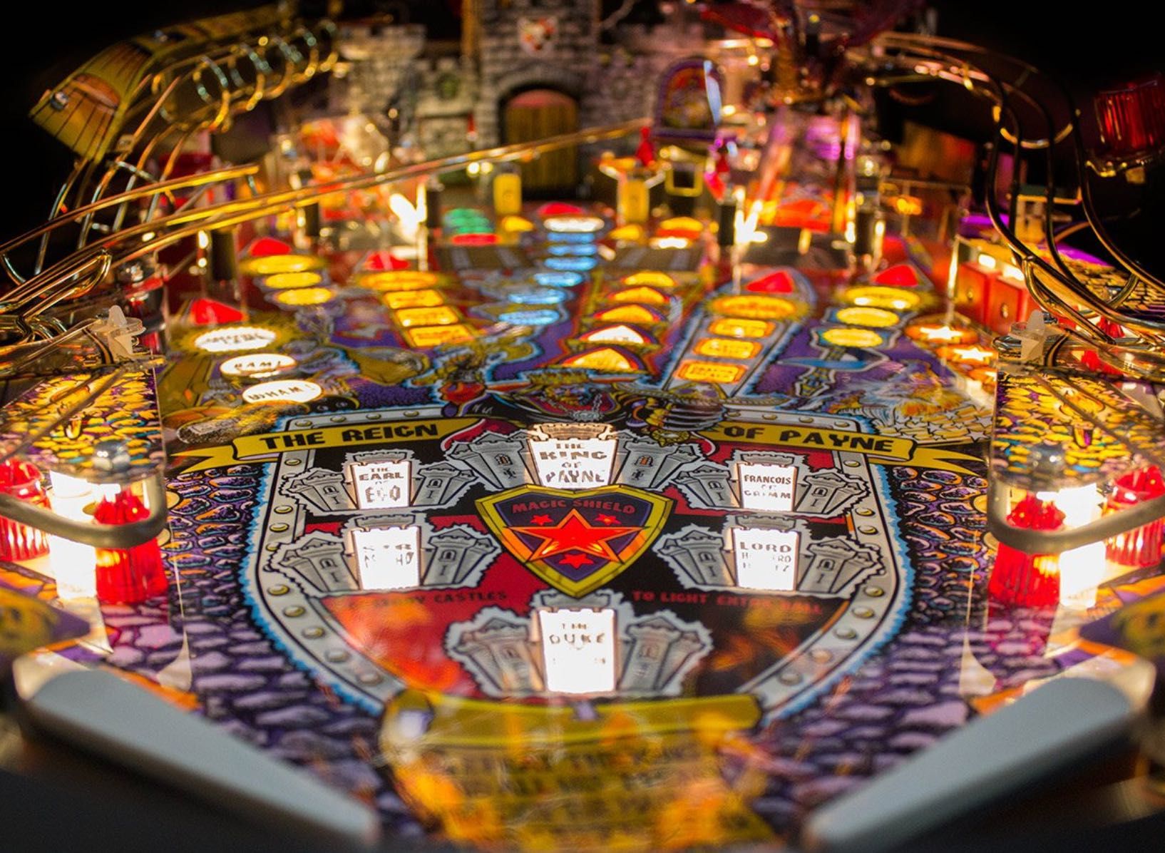 Pinball Flipper Fliper MEDIEVAL MADNESS REMAKE Merlin Edition CGC Nowy