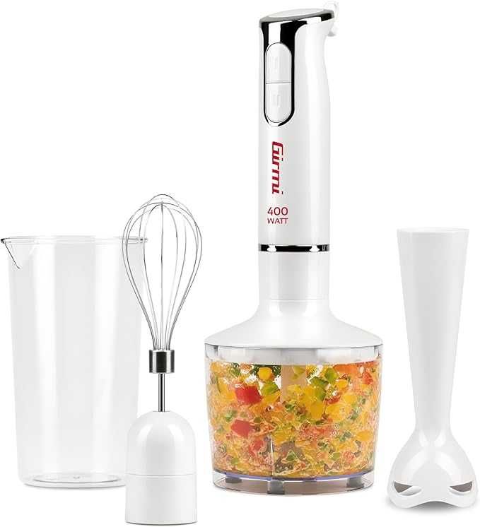 Blender Ręczny GIRMI MX17 trzepaczka rozdrabniacz pojemnik 3w1 400W