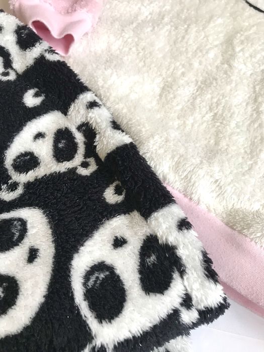 Піжама Плюшова. Панда. Плотна. 11/12 років. Ріст 146/152 см