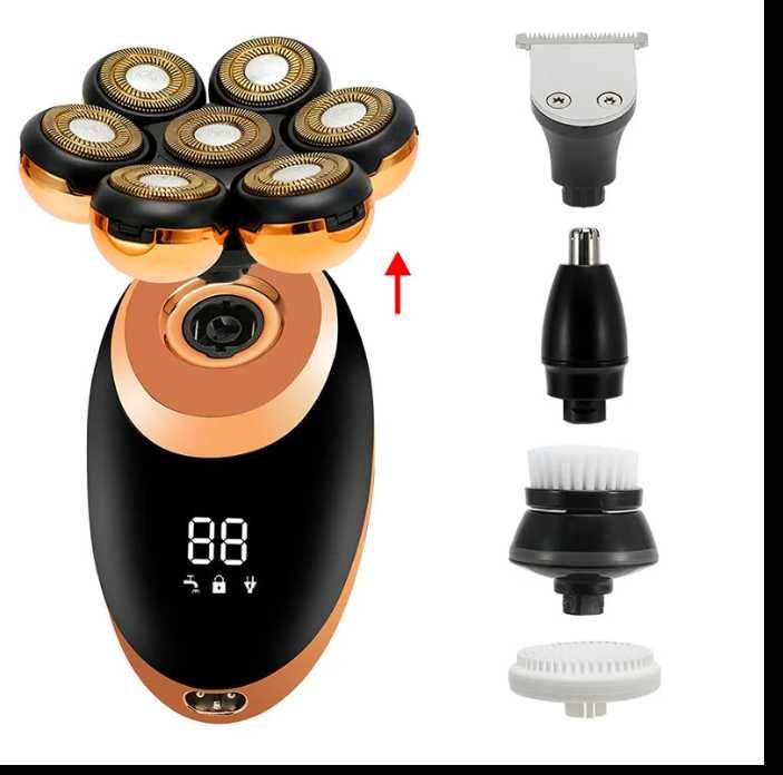 Kit Barbeador/Massageador multifunção com acessórios ENVIO GRÁTIS NOVO