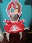 Tocador de princesas com banco