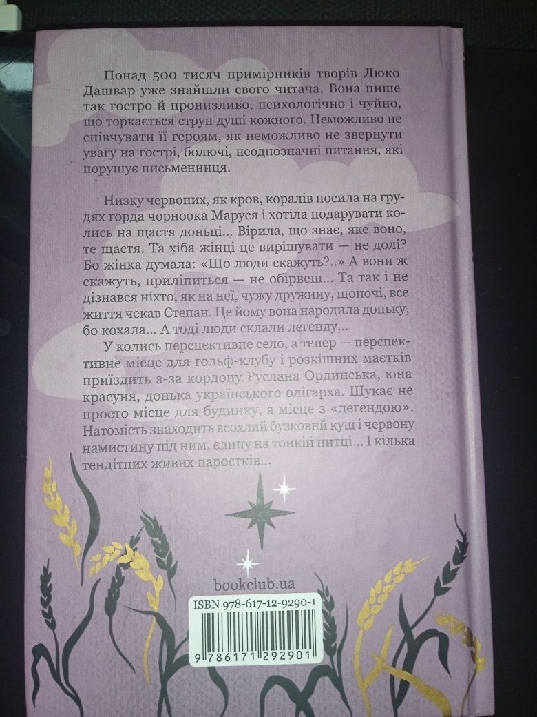 Люко Дашвар. Молоко з кров'ю