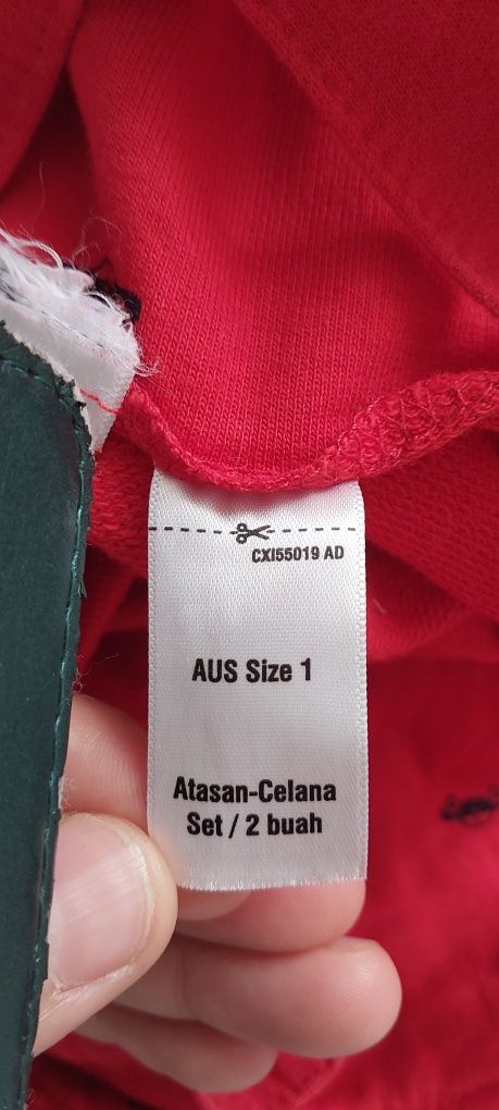 Spodenki niemowlęce na szelkach ogrodniczki 74 80 carter's