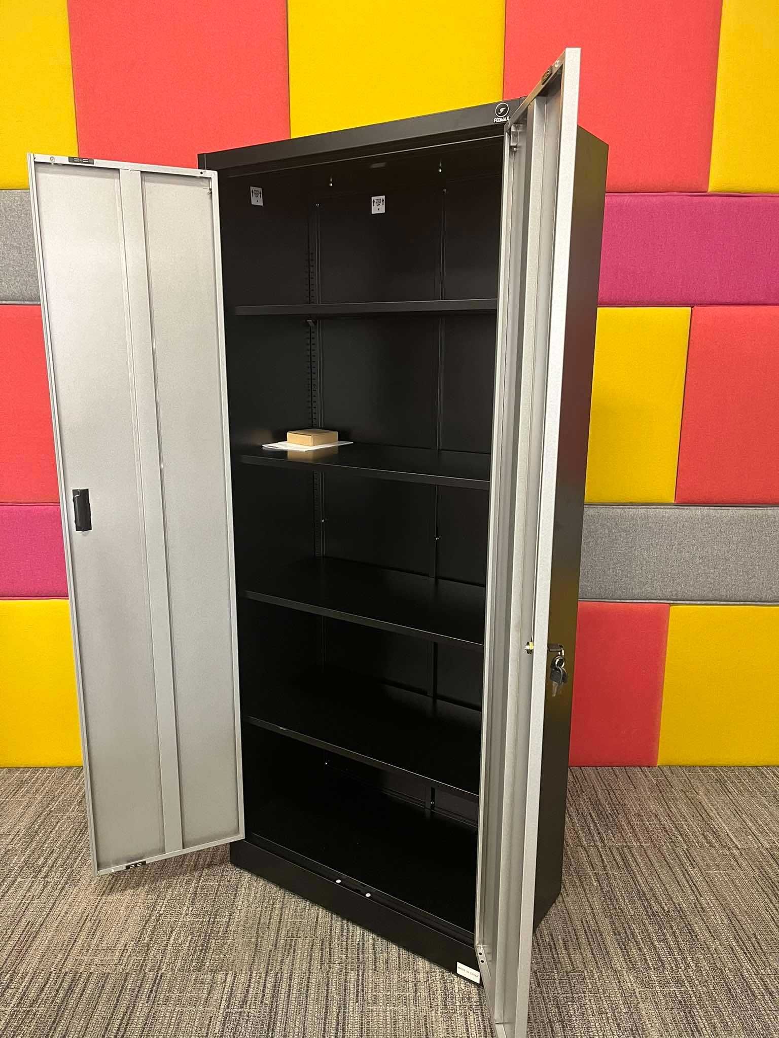 NOWA Szafa metalowa biurowa aktowa garażowa na dokumenty 180x80x40