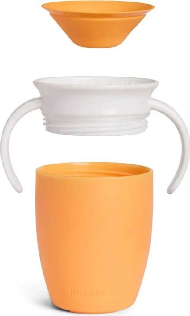 Munchkin Miracle 360° – Kubek treningowy 207 ml, pomarańczowy