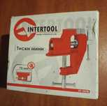 Тиски мини 75 мм INTERTOOL HT-0058 тіски міні , лещата