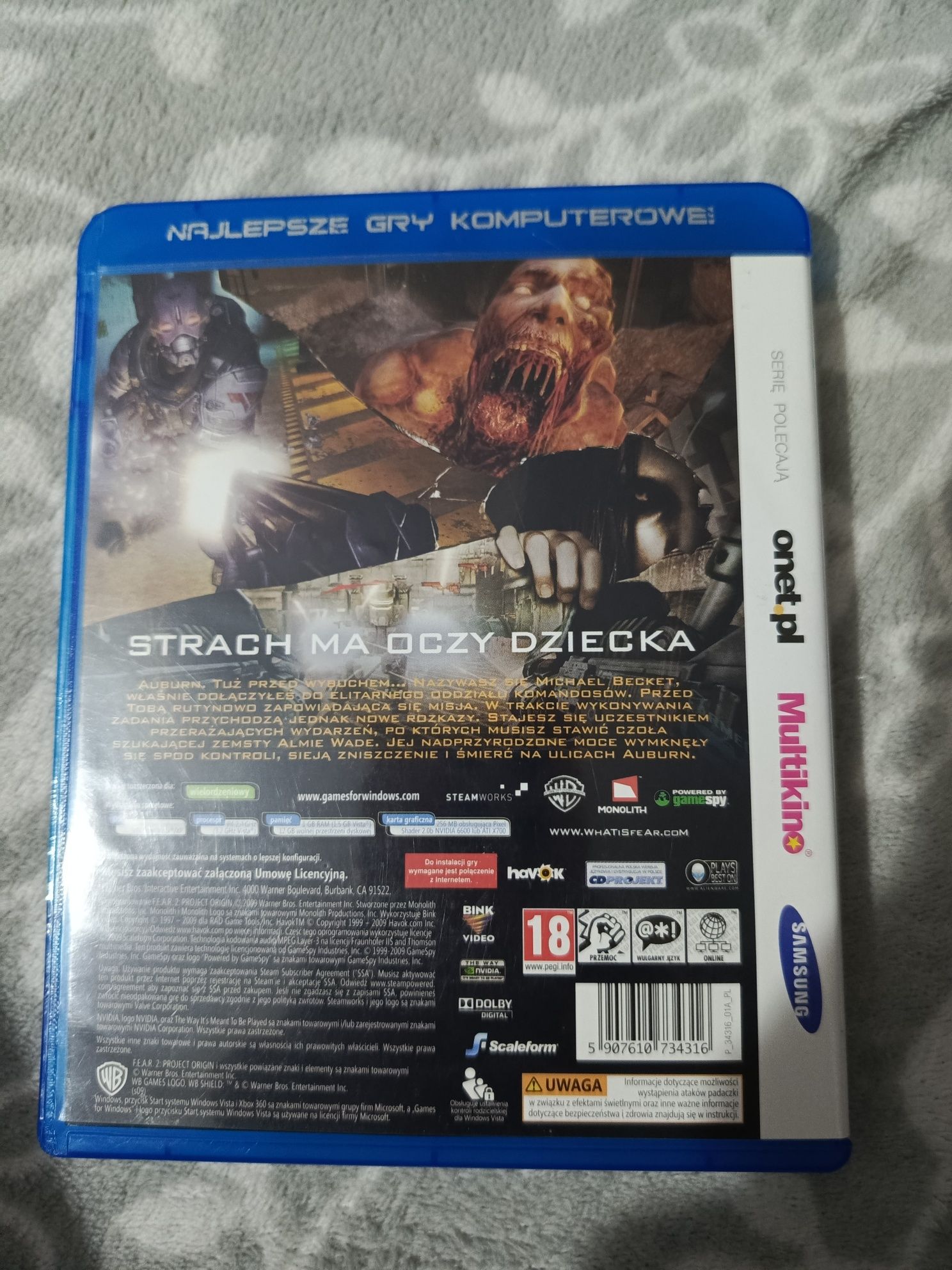FEAR 2 PROJECT ORIGIN GRA po polsku na pc
