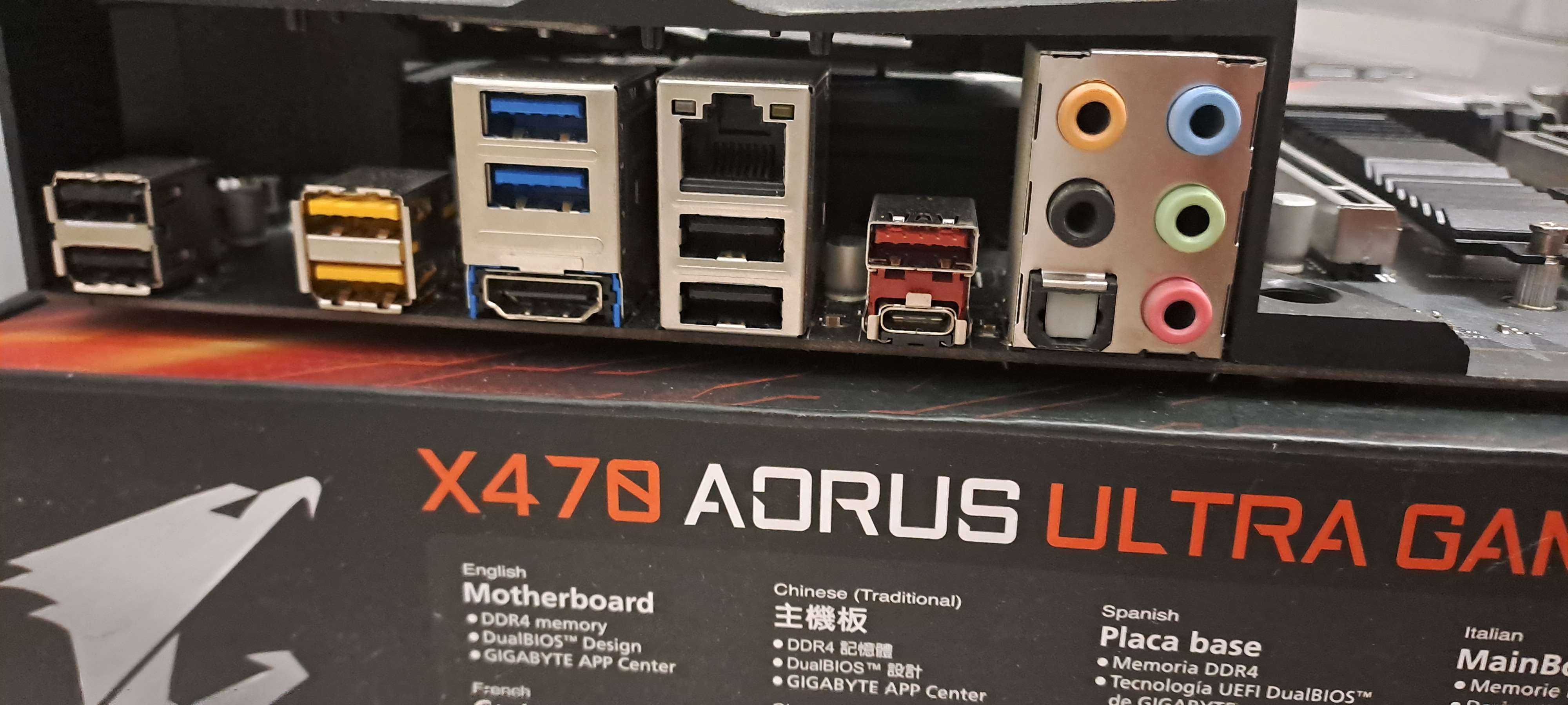 Материнская плата Gigabyte x470 Aorus Ultra Gaming