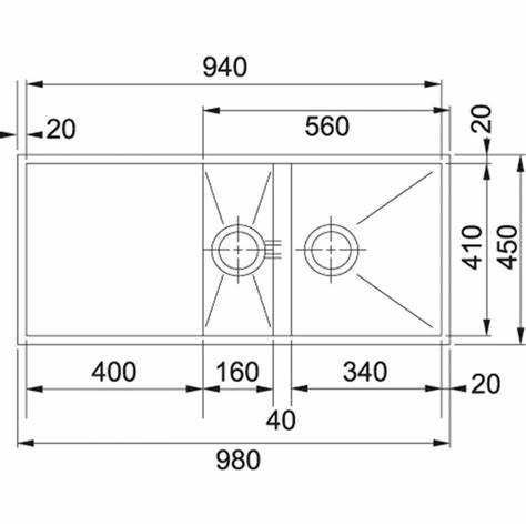 Zlewozmywak Franke Planar Ppx 151 Stal szlachetna Jedwab