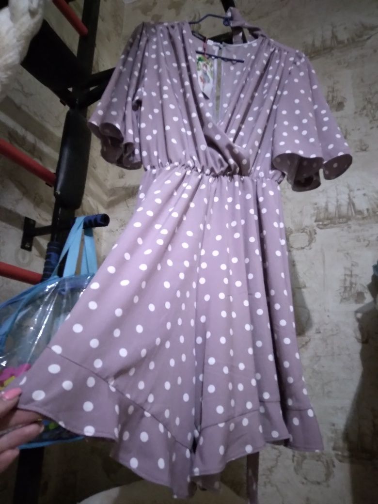 Платье шифон сарафан комбинезон летний юбка-шорты