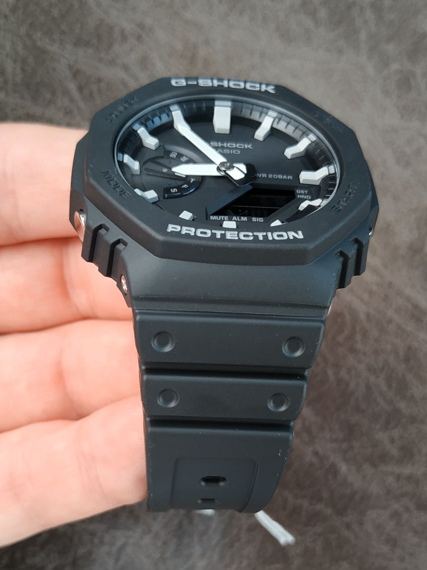 Часы мужские Casio G-Shock GA-2100-1A WR 200M/20Bar Гарантия Оригинал