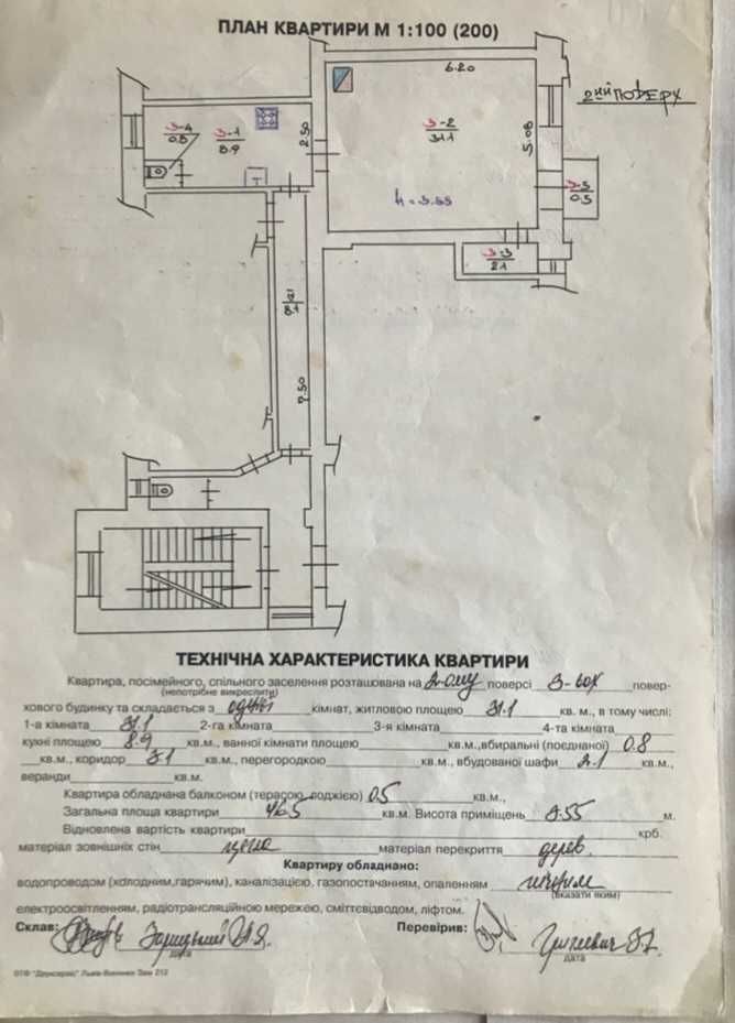 1к. вул. Чупринки, 47/31/9, 2/3ц, 53 000$