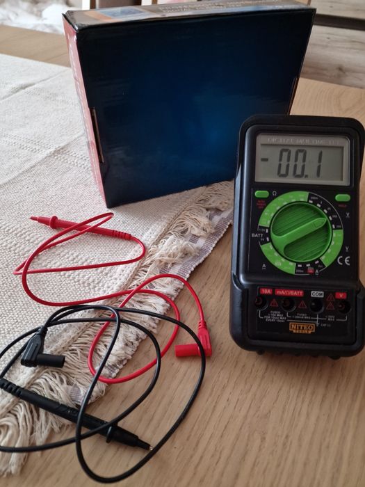 multimetr wiele funkcji kable